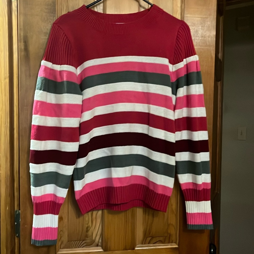 Loft Striped Sweater - NEW